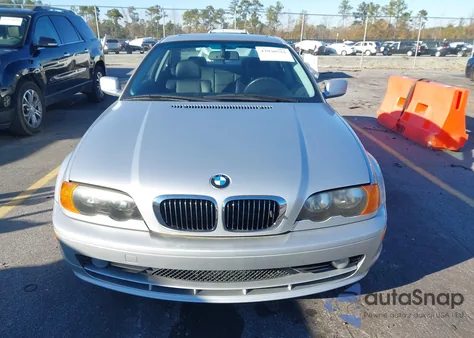 2000 BMW 323Ci from USA, damaged, VIN WBABM3347YJN64258